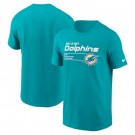 Men's Miami Dolphins Aqua Division Essential T Shirt