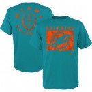 Men's Miami Dolphins Aqua Liquid Camo Logo T Shirt