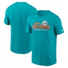 Men's Miami Dolphins Aqua Local Essential T Shirt