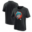 Men's Miami Dolphins Black 2024 Draft Illustrated T Shirt