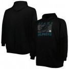 Men's Miami Dolphins Black Printed Pullover Hoodie 302595