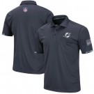 Men's Miami Dolphins Charcoal Oht Military Appreciation Digital Camo Polo