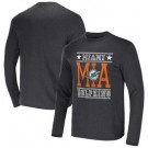 Men's Miami Dolphins Dark Gray NFL x Darius Rucker Collection Long Sleeve T Shirt