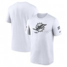 Men's Miami Dolphins White 2024 Salute To Service Legend Performance T Shirt
