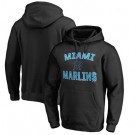 Men's Miami Marlins Printed Pullover Hoodie 112396