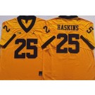 Men's Michigan Wolverines #25 Hassan Haskins Orange College Football Jersey