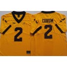 Men's Michigan Wolverines #2 Blake Corum Orange College Football Jersey