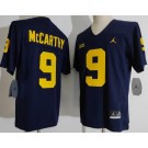 Men's Michigan Wolverines #9 JJ McCarthy Navy College Football Jersey