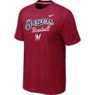 Men's Milwaukee Brewers Printed T Shirt 14316