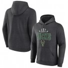 Men's Milwaukee Bucks Charcoal Noches Ene Be A Pullover Hoodie