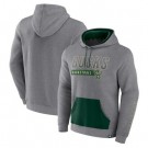 Men's Milwaukee Bucks Gray Off The Bench Color Block Pullover Hoodie