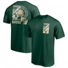 Men's Milwaukee Bucks Green 2021 Eastern Conference Champions Balanced Attack Team Roster T Shirt