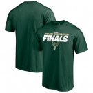 Men's Milwaukee Bucks Green 2021 NBA Finals Bound See The Court T Shirt