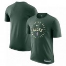 Men's Milwaukee Bucks Green Legend On Court Practice Performance T Shirt