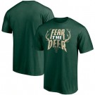 Men's Milwaukee Bucks Hunter Green Post Up Hometown Collection T Shirt