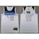 Men's Minnesota Timberwolves #11 Naz Reid White 2024 City Sponsor Swingman Jersey
