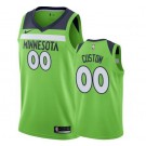 Men's Minnesota Timberwolves Customized Green Statement Stitched Swingman Jersey