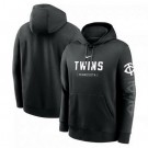 Men's Minnesota Twins Black Fashion Club Pullover Hoodie