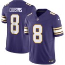 Men's Minnesota Vikings #8 Kirk Cousins Limited Purple Classic FUSE Vapor Jersey