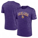 Men's Minnesota Vikings Purple Primetime Velocity T-Shirt