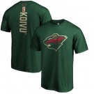 Men's Minnesota Wild #9 Mikko Koivu Green Printed T Shirt 112326