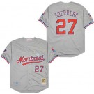 Men's Montreal Expos #27 Vladimir Guerrero Gray 1997 Throwback Jersey