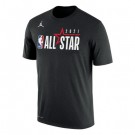 Men's NBA 2021 All Star Black Printed T-Shirt