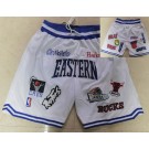 Men's NBA White All Teams Eastern All Star Just Don Shorts