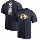 Men's Nashville Predators #35 Pekka Rinne Navy Printed T Shirt 112397