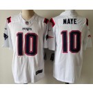 Men's New England Patriots #10 Drake Maye Limited White Vapor Jersey