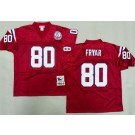 Men's New England Patriots #80 Irving Fryar Red 1984 Throwback Jersey