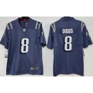 Men's New England Patriots #8 Stefon Diggs Limited Gray Rivalries Vapor Jersey