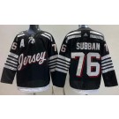 Men's New Jersey Devils #76 PK Subban Black Alternate Authentic Jersey
