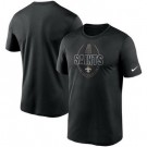 Men's New Orleans Saints Black Icon Performance T-Shirt