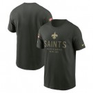 Men's New Orleans Saints Forest Green 2025 Salute to Service T-Shirt