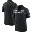 Men's New York Giants Black Crucial Catch Polo