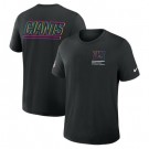 Men's New York Giants Black Crucial Catch T-Shirt