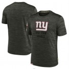 Men's New York Giants Gray 2022 Salute to Service Velocity Team T Shirt