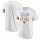 Men's New York Giants White City Pride T Shirt