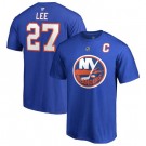 Men's New York Islanders #27 Anders Lee Blue Printed T Shirt 112504
