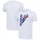 Men's New York Islanders Starter White Color Scratch T Shirt
