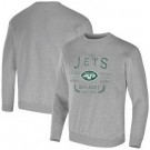 Men's New York Jets Gray NFL x Darius Rucker Collection Pullover Sweatshirt