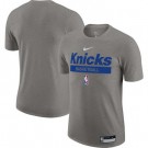 Men's New York Knicks Gray 2022 Legend On Court Practice Performance T Shirt