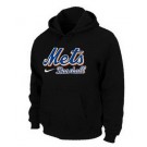 Men's New York Mets Black Printed Pullover Hoodie