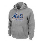 Men's New York Mets Gray Printed Pullover Hoodie