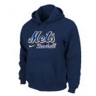 Men's New York Mets Navy Blue Printed Pullover Hoodie