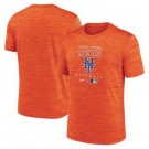 Men's New York Mets Orange Velocity Performance Practice T Shirt