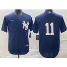 Men's New York Yankees #11 Anthony Volpe Navy Cool Base Jersey