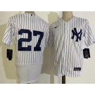 Men's New York Yankees #27 Mike Stanton White Authentic Jersey