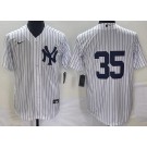 Men's New York Yankees #35 Cody Bellinger White Cool Base Jersey